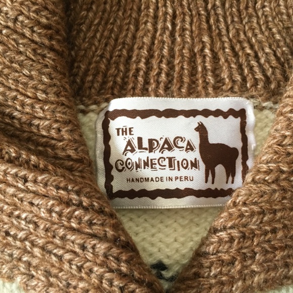 NWOT Alpaca Connection Button Up Cardigan Sweater Fair Isles. - Picture 3 of 7